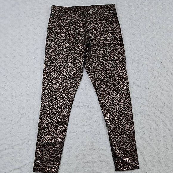 Banana Republic Womens size 29 Mid-Rise Akinny Metallic Leopard Jean Casual - Picture 8 of 11